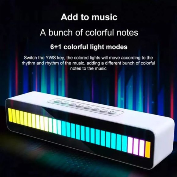 LED Light Responsive Bluetooth Speaker - Picture 3 of 9